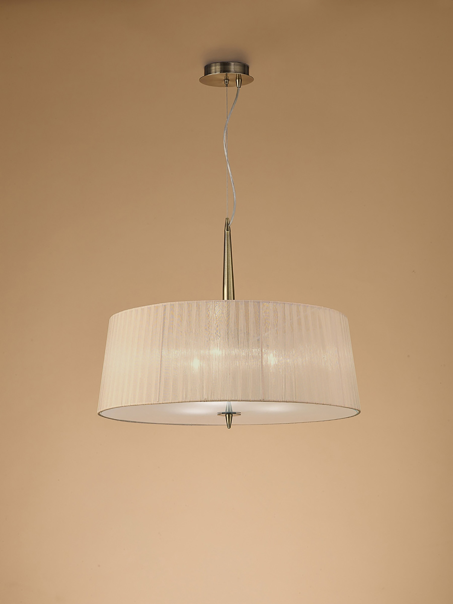 Loewe Antique Brass-Soft Bronze Ceiling Lights Mantra Single Pendant Loewe Antique Brass-Soft Bronze Ceiling Lights Mantra Single Pendant